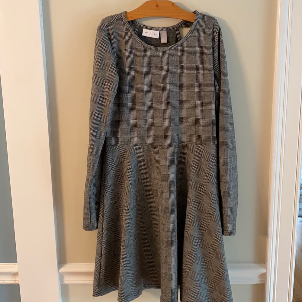 Children’s Place houndstooth print dress